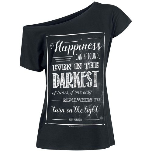 Harry Potter Albus Dumbledore - Happiness Can Be Found T-Shirt schwarz in XXL