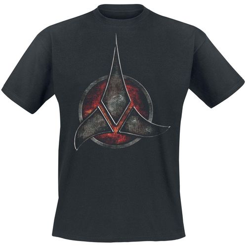 Star Trek Klingon T-Shirt schwarz in S