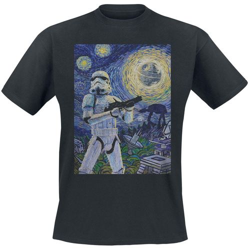 Star Wars Stormy Night T-Shirt schwarz in XXL