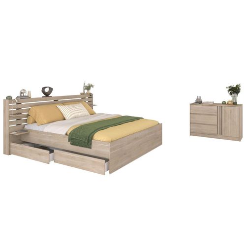 Schlafzimmer, Escale 25 - 140er Bett