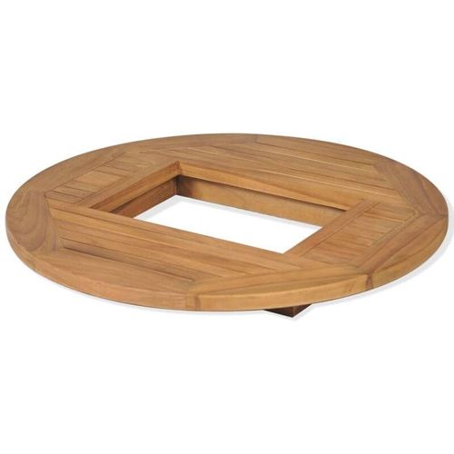 Bierkastentisch Teak 70 cm vidaXL