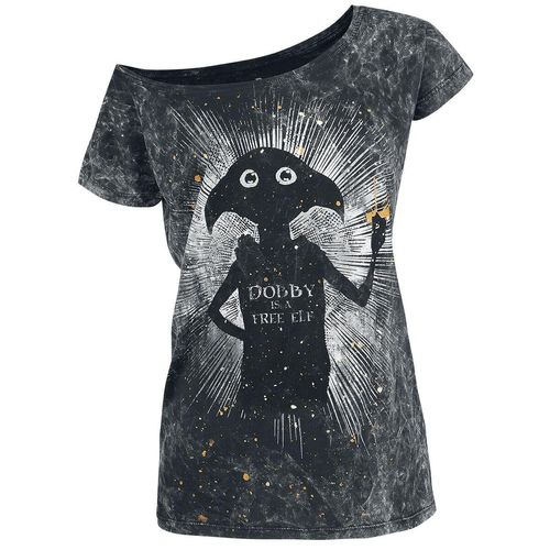 Harry Potter Dobby Is A Free Elf T-Shirt schwarz in XXL