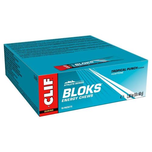 Clif Bar Unisex Clif Shot Bloks Tropical Punch Karton (18 x 60g)