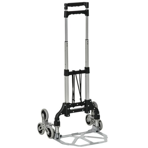 Transportkarre mit 6-Rollen, Alu Treppensteiger, Faltbar, max. 70 kg