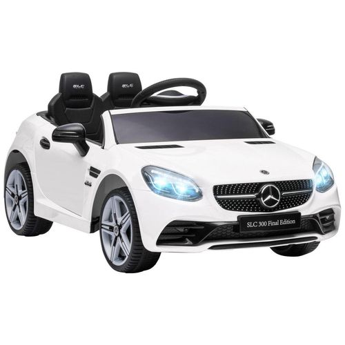 12 V Kinder Elektroauto, Kinderfahrzeug, Kinderauto mit LED, Weiß