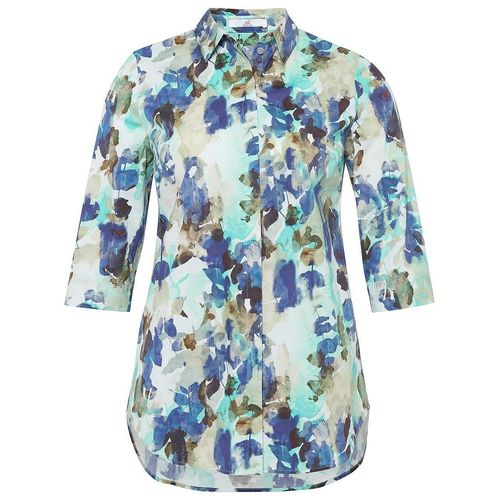 Bluse 3/4-Arm Emilia Lay blau