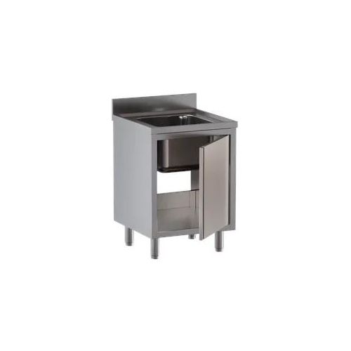 GastroHero Spülschrank ECO 6x6 mit 1 Becken