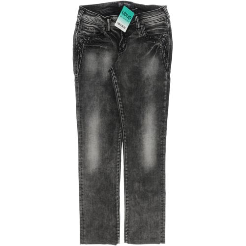 Silver Jeans Damen Jeans, schwarz, Gr. 27