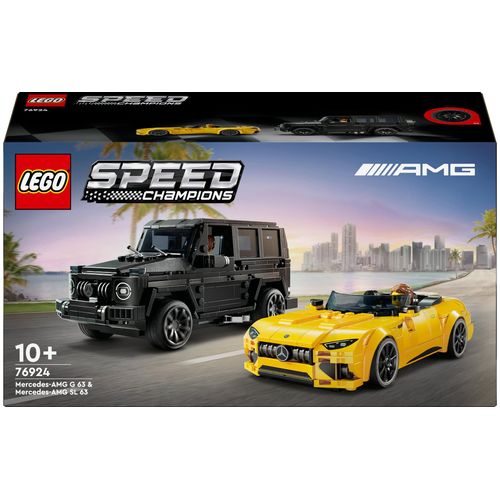 LEGO® Spielbausteine »Speed Champions Mercedes-AMG G 63 & Mercedes-AMG SL 63 76924«, (808 St.)