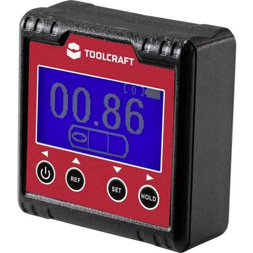 TOOLCRAFT TO-6547356 Digitaler Winkelmesser kalibriert (ISO) 360 °