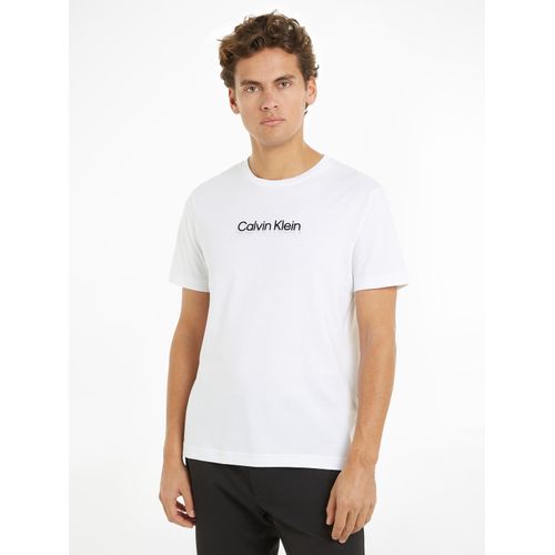 Calvin Klein T-Shirt »FLOCK LOGO T-SHIRT«, mit Logoschriftzug
