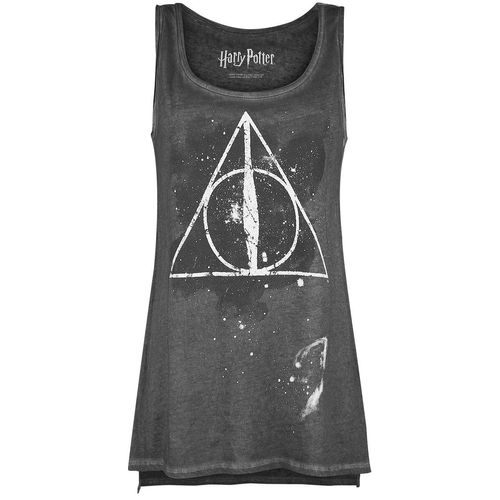 Harry Potter Die Heiligtümer des Todes Top dunkelgrau in 4XL