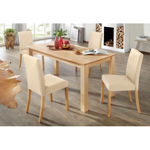 Essgruppe HOME AFFAIRE Sitzmöbel-Sets Gr. Kunstleder, beige