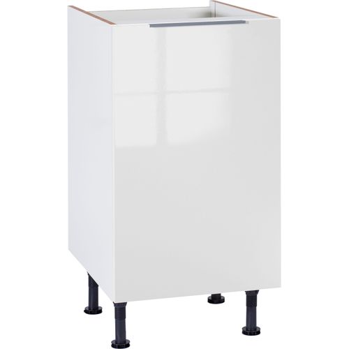 Spülenschrank OPTIFIT "Tara", weiß (weiß glanz), B:45cm H:87cm T:58,4cm, Schränke, Spülenschrank, Breite 45 cm