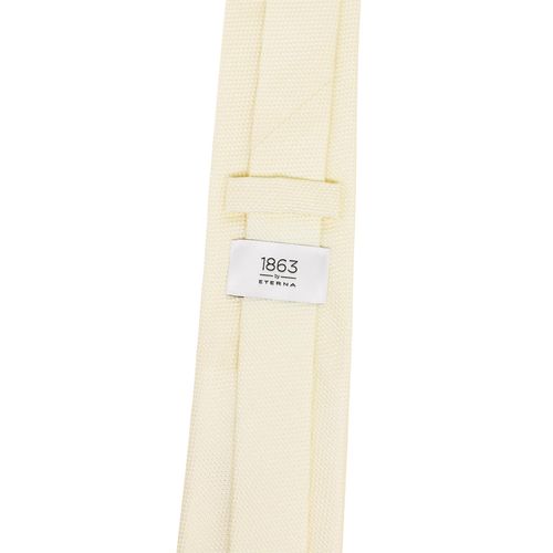 Krawatte ETERNA Gr. One Size, beige (creme), Herren, Seide, Krawatten