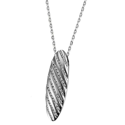 Kette mit Anhänger GOLDMAID, weiß, Halsketten, Damen, Silber 925 (Sterlingsilber)