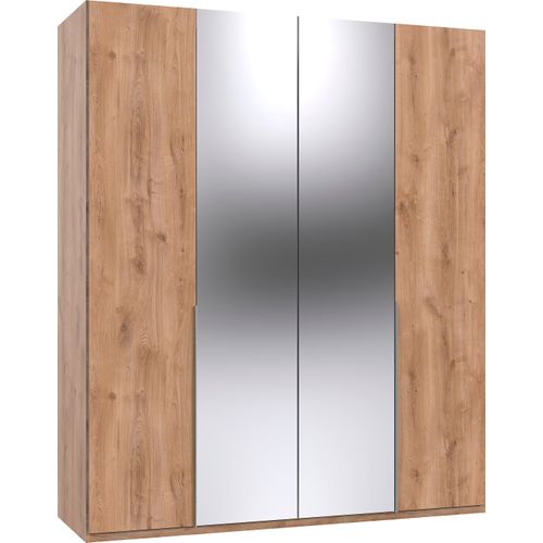 Kleiderschrank WIMEX "New York" Schränke Gr. B/H/T: 180cm x 208cm x 58cm, 4 St., braun (plankeneichefarben)