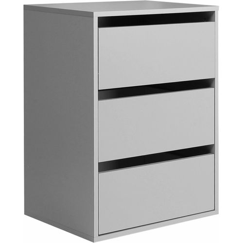 Schubladeneinsatz FORTE, grau, B:51cm H:73cm T:40cm, Holzwerkstoff, Schubladeneinsätze, Schubladeneinsatz