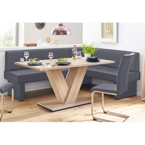 Eckbank HOME AFFAIRE, grau, B:162cm H:89cm T:222cm, Sitzbänke