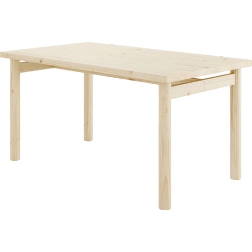 Esstisch KARUP DESIGN "PACE DINING TABLE", braun (klar lackiert, klar lackiert, klar lackiert), B:150cm H:75cm T:85cm, Tische, Esstisch, aus FSC-zertifiziertem Kiefernholz, Größe 150 x 75 cm.
