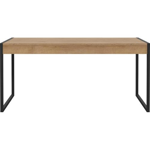 Esstisch FORTE Tische Gr. B/H/T: 166cm x 76,9cm x 90,2cm, braun (riviera eiche, schwarz, rivera eiche) Esstisch Rechteckiger Breite 166 cm