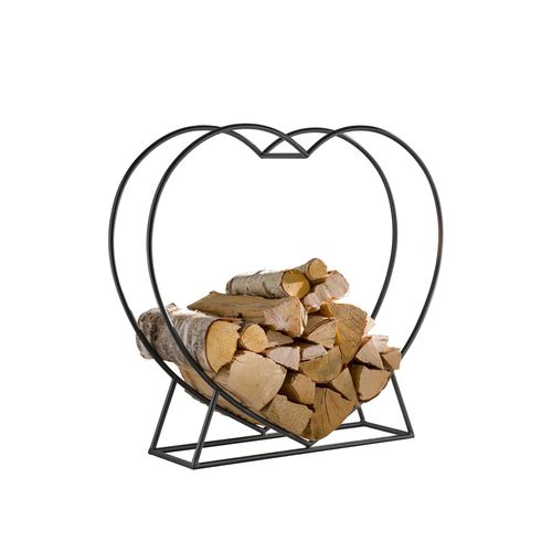 Regal HEINE HOME, schwarz, B:80cm H:77cm T:20cm, Metall, Regale