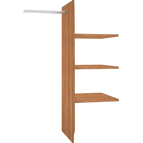 Inneneinteilung WIEMANN, braun (erle), B:72,3cm H:137cm T:51,5cm, Holzwerkstoff, Schrankinneneinteiler, Inneneinteilung