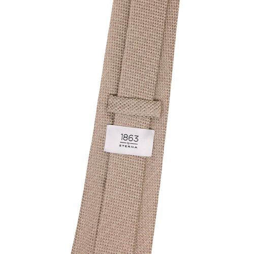 Krawatte ETERNA Gr. One Size, beige, Herren, Seide, Krawatten