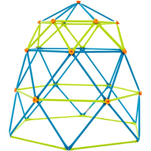 Klettergerüst LIFETIME "Geodome Kletterturm" Klettergerüste Gr. B/H: 238cm x 223cm, bunt (blau, gelbgrün) Kinder