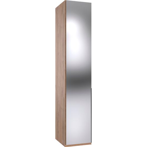 Kleiderschrank WIMEX "New York", braun (plankeneichefarben), B:45cm H:236cm T:58cm, Schränke, Kleiderschrank