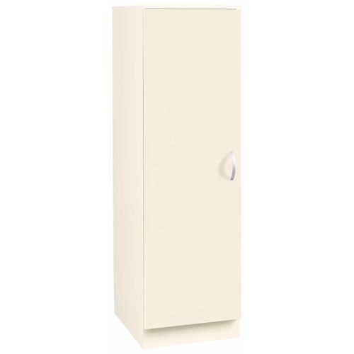 Seitenschrank WIHO KÜCHEN "Flexi", beige (front und korpus: magnolia), B:50cm H:165cm T:60cm, Schränke, Seitenschrank