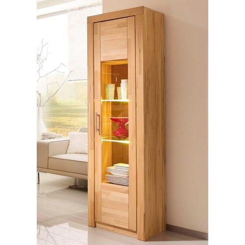 Vitrine VOGL MÖBELFABRIK Schränke beige (kernbuche teilmassiv)