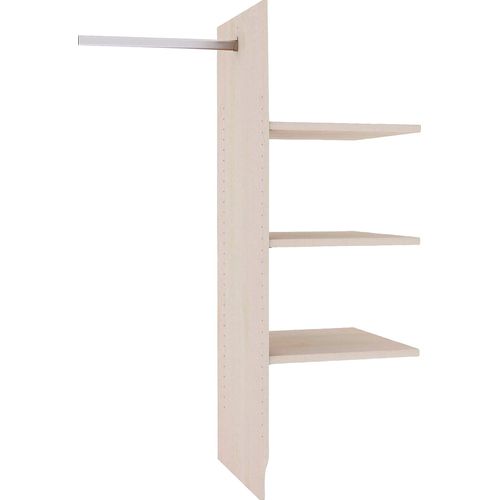Inneneinteilung WIEMANN, grau (treeline (gräulich)), B:80,1cm H:137cm T:51,5cm, Holzwerkstoff, Schrankinneneinteiler