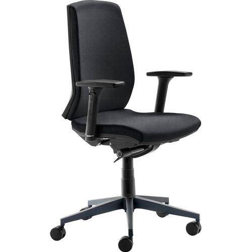 Bürostuhl MAYER SITZMÖBEL, grau (anthrazit, schwarz), B:66,5cm H:116cm T:62cm, Stühle, 