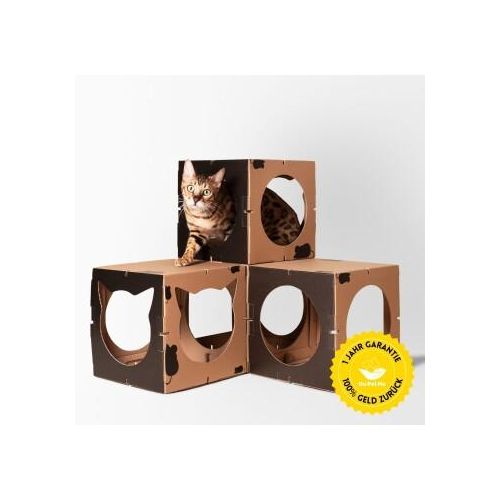 DoPetMe Katzenhaus Kitten Castle - schwarz