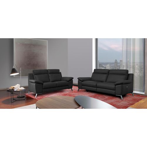 2-Sitzer CALIA ITALIA, grau (grigio scuro), B:172cm H:95cm T:96cm, Sofas