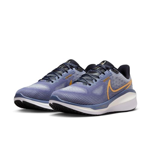 Laufschuh NIKE "Vomero 17", Gr. 38, blau, Textil, Leder, sportlich, Schuhe