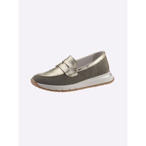 Slipper CASUAL LOOKS Gr. 39, weiß Damen Schuhe