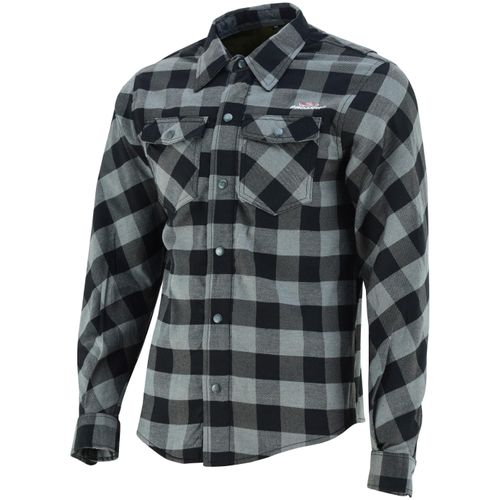 Funktionshemd PROANTI Gr. XXL, grau, Hemden, Herren, XXL, N-Gr, Obermaterial: 100% Baumwolle. Futter: 100% Aramid