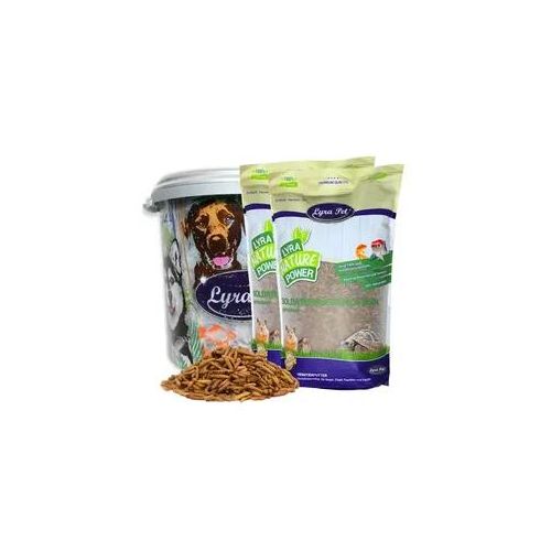 5 kg Lyra Pet® Soldatenfliegenlarven in 30 L Tonne