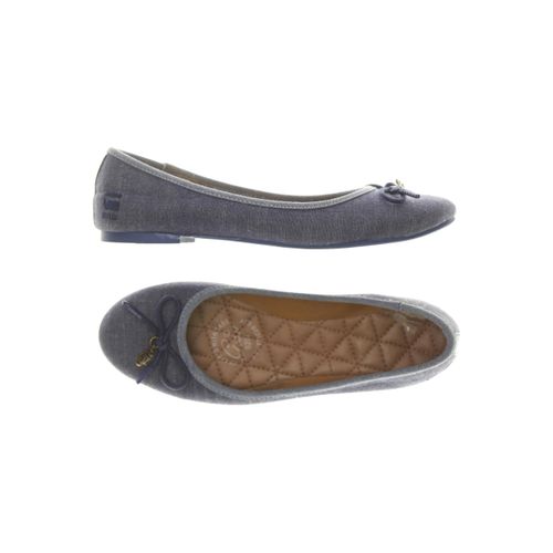 G Star RAW Damen Ballerinas, blau, Gr. 37