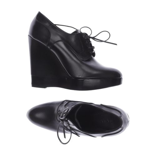 Jil Sander Damen Halbschuh, schwarz, Gr. 38.5