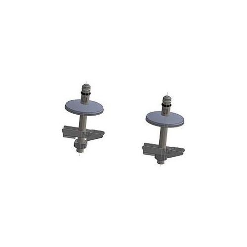 Haro Scharnier SoftClose flat 409466 Scharniere Edelstahl, BVO-Klappdübel, Drehpunkthöhe 19mm