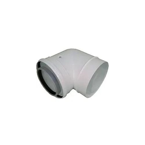 Wolf Abgasbogen DN100/150 konzentrisch 2651109 90 Grad, aus PP