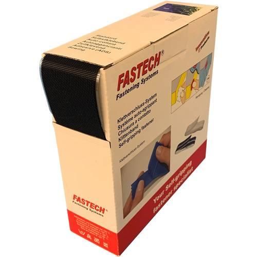 FASTECH® B50SKL01E999910 Klettband zum Aufkleben Hotmelt Haftteil, extrastark (L x B) 10000 mm x 50 mm Schwarz 10 m