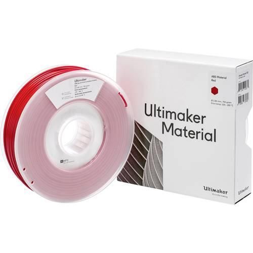 UltiMaker ABS - M2560 Red 750 - 206127 Ultimaker Filament ABS 2.85 mm 750 g Rot 1 St.