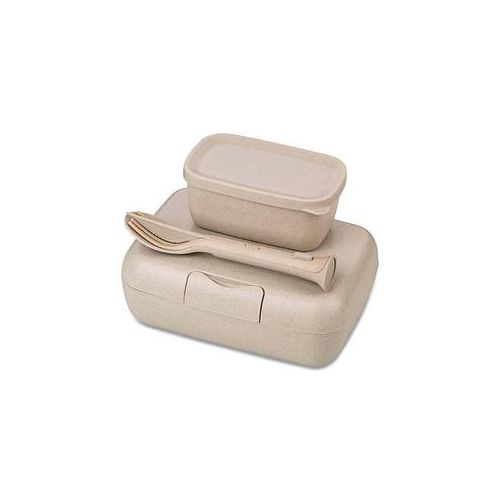 koziol Lunchboxen-Set Candy Ready beige, 1 Set