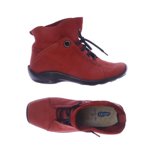 wolky Damen Sneakers, rot, Gr. 39