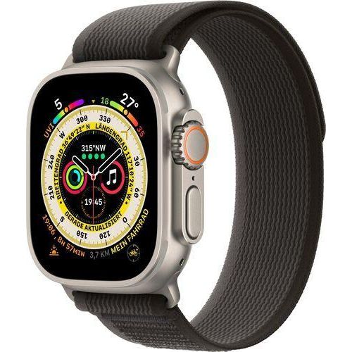 Apple Watch Ultra 2 (2023) | GPS + Cellular | silber | Trail Loop schwarz/grau M/L