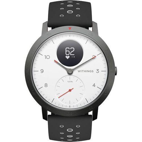 Withings Steel HR Sport 40 mm | schwarz | schwarz | weiß